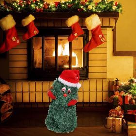 Animated Singing & Dancing Christmas Tree Plush Toy – Musical Holiday Gift for Kids & Adults