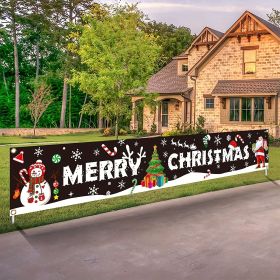 Large Merry Christmas Yard Banner | 20 x 120 Inch Outdoor Holiday Decoration