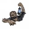Halloween Crawling Zombie with LED Lantern – Scary Yard & Haunted House Decoration