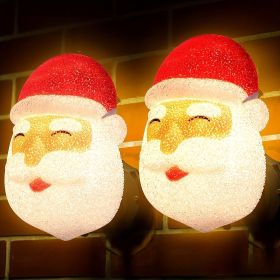 Santa Porch Light Cover | Outdoor Christmas Light Decoration 12 x 9 Inch