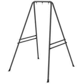 Hammock Chair Stand Heavy Duty Metal Frame for Indoor Outdoor Use Black