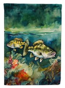 Smallmouth Bass Garden Flag Mailbox Flag Decorative Yard Flag Banner Outside Patio Artwork Yard Flower Beds, Garden Size, Multicolor