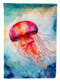 Jellyfish Garden Flag Mailbox Flag Decorative Yard Flag Banner Outside Patio Artwork Yard Flower Beds, Garden Size, Multicolor