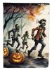 Zombies Spooky Halloween Garden Flag Mailbox Flag Decorative Yard Flag Banner Outside Patio Artwork Yard Flower Beds, Garden Size, Multicolor