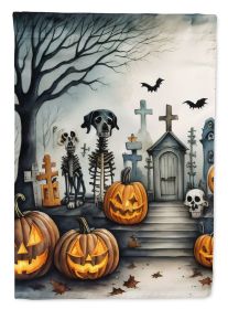 Pet Cemetery Spooky Halloween Garden Flag Mailbox Flag Decorative Yard Flag Banner Outside Patio Artwork Yard Flower Beds, Garden Size, Multicolor