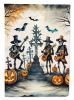 Mariachi Skeleton Band Spooky Halloween Garden Flag Mailbox Flag Decorative Yard Flag Banner Outside Patio Artwork Yard Flower Beds, Garden Size