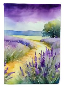 Lavender in Watercolor Garden Flag Mailbox Flag Decorative Yard Flag Banner Outside Patio Artwork Yard Flower Beds, Garden Size, Multicolor