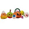 8FT Halloween Inflatable Pumpkins, Eyeballs & Candy Scene with LED Lights – Outdoor Yard Decoration