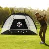 Golf Net, 78.7x39.4x55.1in for Backyard Driving Chipping Training Swing with Target Mat Balls for Outdoor Indoor,Gifts for Men Dad Him and Golfer