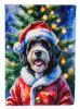 Bernedoodle Christmas Garden Flag Mailbox Decorative Yard Banner Outside Patio Artwork for Flower Beds, Garden Size, Multicolor