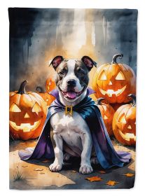 Pit Bull Terrier Puppy Halloween Garden Flag Mailbox Decorative Yard Banner Outside Patio Artwork for Flower Beds, Garden Size, Multicolor