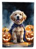 Golden Retriever Puppy Halloween Garden Flag Mailbox Decorative Yard Banner Outside Patio Artwork for Flower Beds, Garden Size, Multicolor