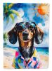 Dachshund Summer Beach Time Garden Flag Mailbox Decorative Yard Banner Outside Patio Artwork for Flower Beds, Garden Size, Multicolor