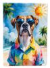 Boxer Summer Beach Time Garden Flag Mailbox Decorative Yard Banner Outside Patio Artwork for Flower Beds, Garden Size, Multicolor