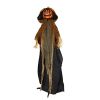 5.8FT Halloween Animatronic Pumpkin Ghost – Sound-Activated Life-Size Outdoor Decoration with Moving Head & Hands