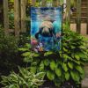 Manatee Watercolor Garden Flag