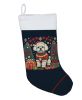 Bichon Frise Christmas Christmas Stocking Fireplace Hanging Stockings Christmas Season Party Decor Family Holiday Decorations