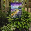 Lavender in Watercolor Garden Flag Mailbox Flag Decorative Yard Flag Banner Outside Patio Artwork Yard Flower Beds, Garden Size, Multicolor