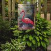 Flamingo Garden Flag Mailbox Flag Decorative Yard Flag Banner Outside Patio Artwork Yard Flower Beds, Garden Size, Multicolor