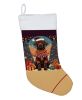 Chocolate Labrador Retriever Christmas Christmas Stocking Fireplace Hanging Stockings Christmas Season Party Decor Family Holiday Decorations