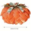 Pumpkin Burlap Fall Wreath – Harvest Front Door Décor