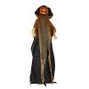 5.8FT Halloween Animatronic Pumpkin Ghost – Sound-Activated Life-Size Outdoor Decoration with Moving Head & Hands