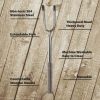Marshmallow Roasting Sticks for Fire Pit with Wooden Handle, 41 Inches Long, Telescoping SUS304 Stainless Steel Marshmallow Skewers, Extendable Hog Do