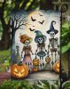 Calacas Skeletons Spooky Halloween Garden Flag Mailbox Flag Decorative Yard Flag Banner Outside Patio Artwork Yard Flower Beds, Garden Size