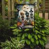 Calacas Skeletons Spooky Halloween Garden Flag Mailbox Flag Decorative Yard Flag Banner Outside Patio Artwork Yard Flower Beds, Garden Size