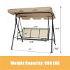 pa3-person garden swing Brown