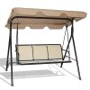 pa3-person garden swing Brown