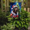 Chocolate Labrador Retriever Christmas Garden Flag Mailbox Decorative Yard Banner Outside Patio Artwork for Flower Beds, Garden Size, Multicolor