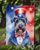 Kerry Blue Terrier Patriotic American Garden Flag Mailbox Flag Decorative Yard Flag Banner Outside Patio Artwork Yard Flower Beds, Garden Size, Multic
