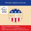 White Poodle Patriotic American Garden Flag Mailbox Flag Decorative Yard Flag Banner Outside Patio Artwork Yard Flower Beds, Garden Size, Multicolor