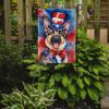 German Shepherd Patriotic American Garden Flag Mailbox Flag Decorative Yard Flag Banner Outside Patio Artwork Yard Flower Beds, Garden Size, Multicolo