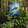 Dolphin Garden Flag Mailbox Flag Decorative Yard Flag Banner Outside Patio Artwork Yard Flower Beds, Garden Size, Multicolor
