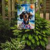 Dachshund Summer Beach Time Garden Flag Mailbox Decorative Yard Banner Outside Patio Artwork for Flower Beds, Garden Size, Multicolor