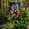 Bernedoodle Puppy Halloween Garden Flag Mailbox Decorative Yard Banner Outside Patio Artwork for Flower Beds, Garden Size, Multicolor