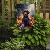 Chocolate Labrador Retriever Puppy Halloween Garden Flag Mailbox Decorative Yard Banner Outside Patio Artwork for Flower Beds, Garden Size, Multicolor
