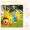 Kids Caterpillar Tunnel Playset, Indoor/Outdoor Crawl Equipment, 6 Sections | for Daycare, Preschool, Playground | Ages 3-6