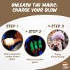 Glow in the Dark Marshmallow Roasting Sticks - Set of 4 Rotating Smores Sticks - Telescoping Extra Long Marshmallow Sticks for Fire Pit, Campfire & Bo