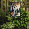 Ghosts Spooky Halloween Garden Flag Mailbox Flag Decorative Yard Flag Banner Outside Patio Artwork Yard Flower Beds, Garden Size, Multicolor