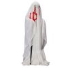 4.3 Ft Life-Size Animated Ghost with Trident – Sound-Activated Halloween Decoration