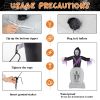 8FT Halloween Grim Reaper & Grave Inflatable – Lighted Outdoor Yard Decoration