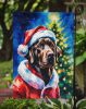 Chocolate Labrador Retriever Christmas Garden Flag Mailbox Decorative Yard Banner Outside Patio Artwork for Flower Beds, Garden Size, Multicolor