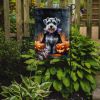 Schnauzer Puppy Halloween Garden Flag Mailbox Decorative Yard Banner Outside Patio Artwork for Flower Beds, Garden Size, Multicolor