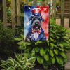 Kerry Blue Terrier Patriotic American Garden Flag Mailbox Flag Decorative Yard Flag Banner Outside Patio Artwork Yard Flower Beds, Garden Size, Multic