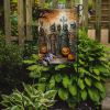Mummies Spooky Halloween Garden Flag Mailbox Flag Decorative Yard Flag Banner Outside Patio Artwork Yard Flower Beds, Garden Size, Multicolor