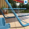 Mobile Hammock Base, Durable Metal Build, Climate Hardy, Supports up to 550 lbs, Sky Blue|