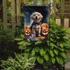 Golden Retriever Puppy Halloween Garden Flag Mailbox Decorative Yard Banner Outside Patio Artwork for Flower Beds, Garden Size, Multicolor